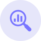 Here's an alt tag for the image: `Analyzing data with magnifying glass`
